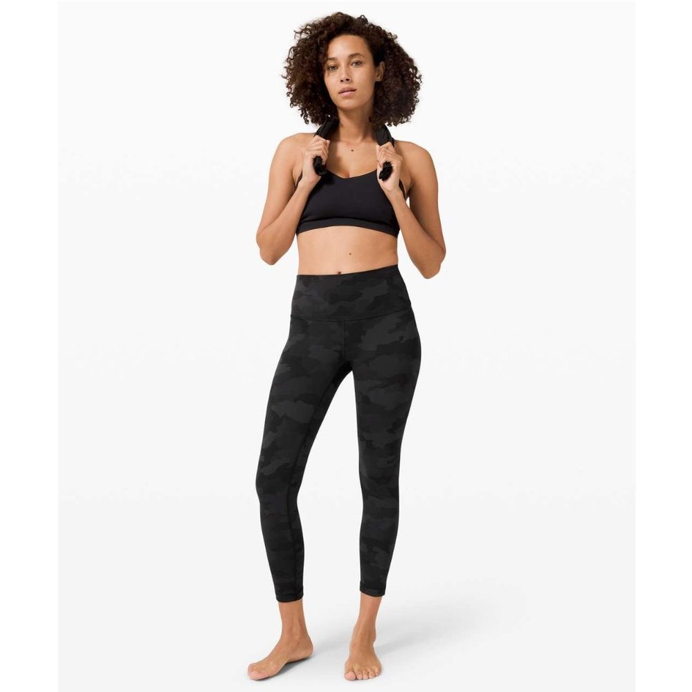 Lululemon Wunder Under High-Rise Tight 25" / Size 6 Heritage 365 Camo Deep Coal